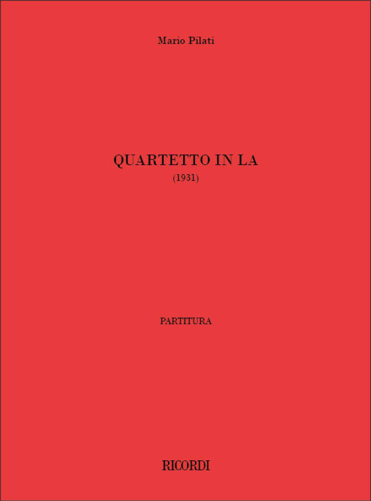 Quartetto In La